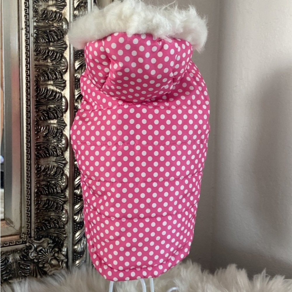 Dog hooded coat S